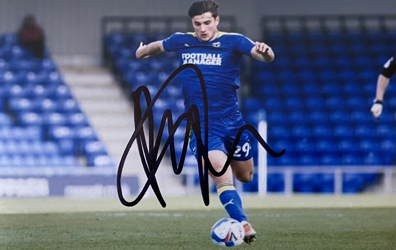 Ryan Longman Genuine Hand Signed AFC Wimbledon 6X4 Photo Poster painting