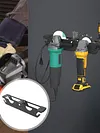 2 Bay Angle Grinder Rack Wall Mount Organizer Bracket for Grinders Power Tools