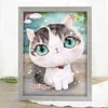Bead Embroidery - Partial Printed 9CT Cartoon Cat(39x30 CM)