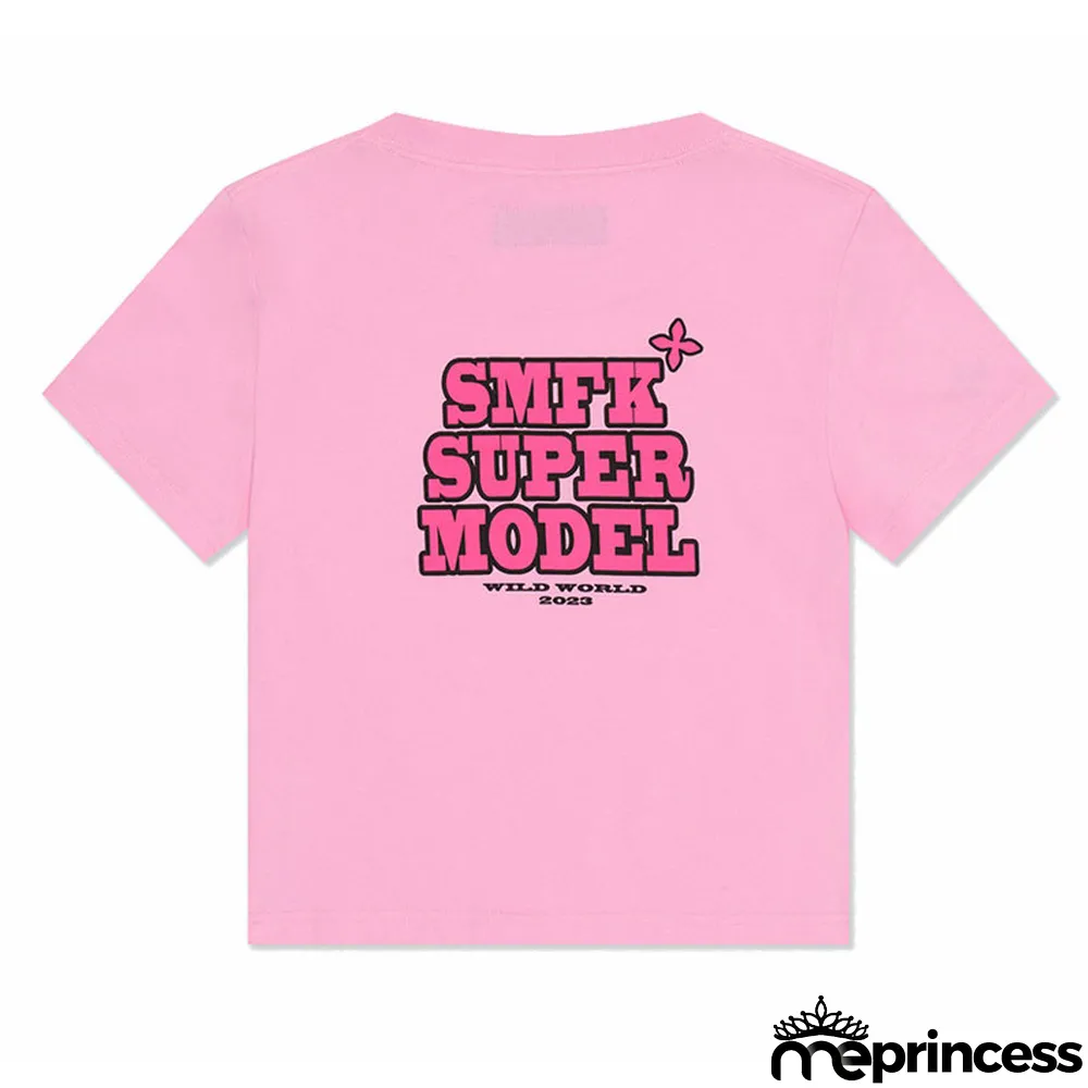 slim skinny Tee full cotton short ladies Crop short-sleeved t-shirt