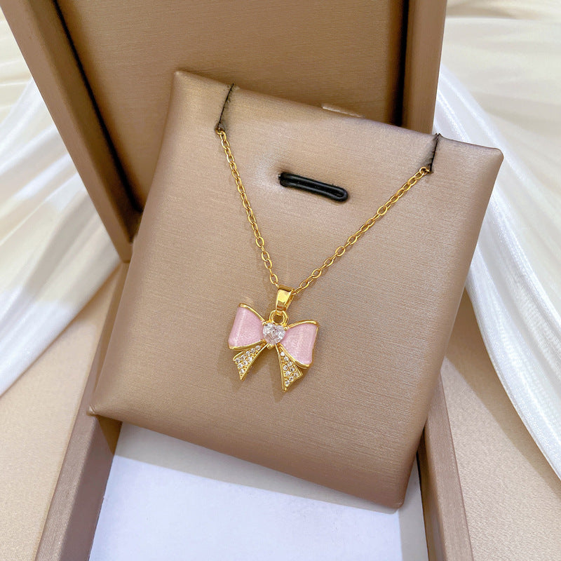 Moon Geometric Stainless Steel Stainless Steel Necklaces