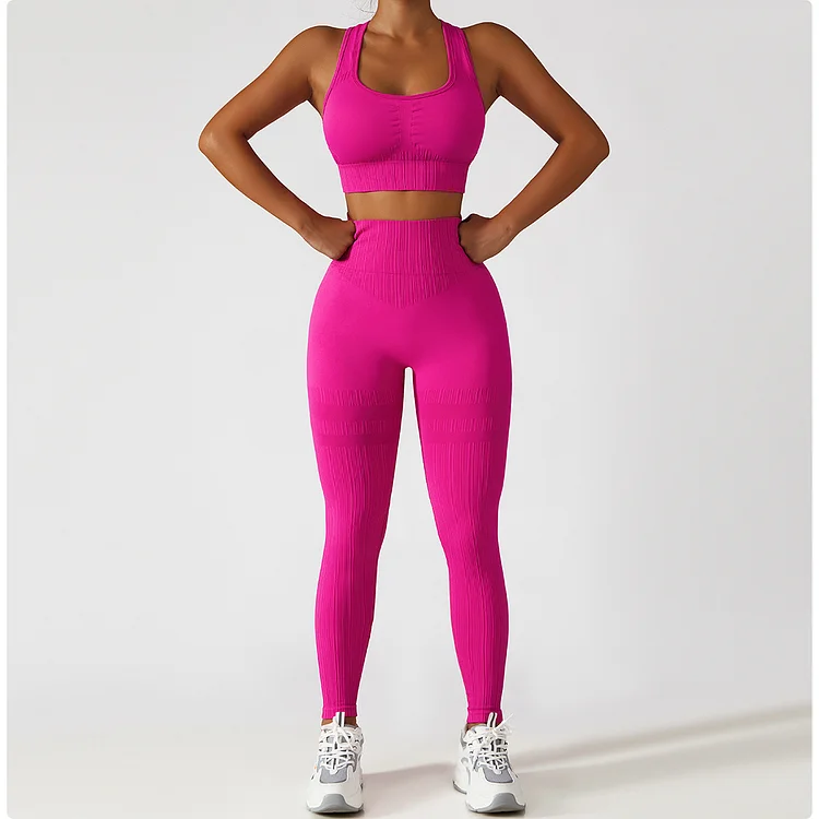 PASUXI Custom Women's Sport Suit Gym Tights Yoga Set Fitness Shorts High Waist Leggings Sports Bra Seamless Running Workout Sets huanwei