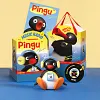 Pingu Penguin Listening To Music And Shaking Head Audio Equipment