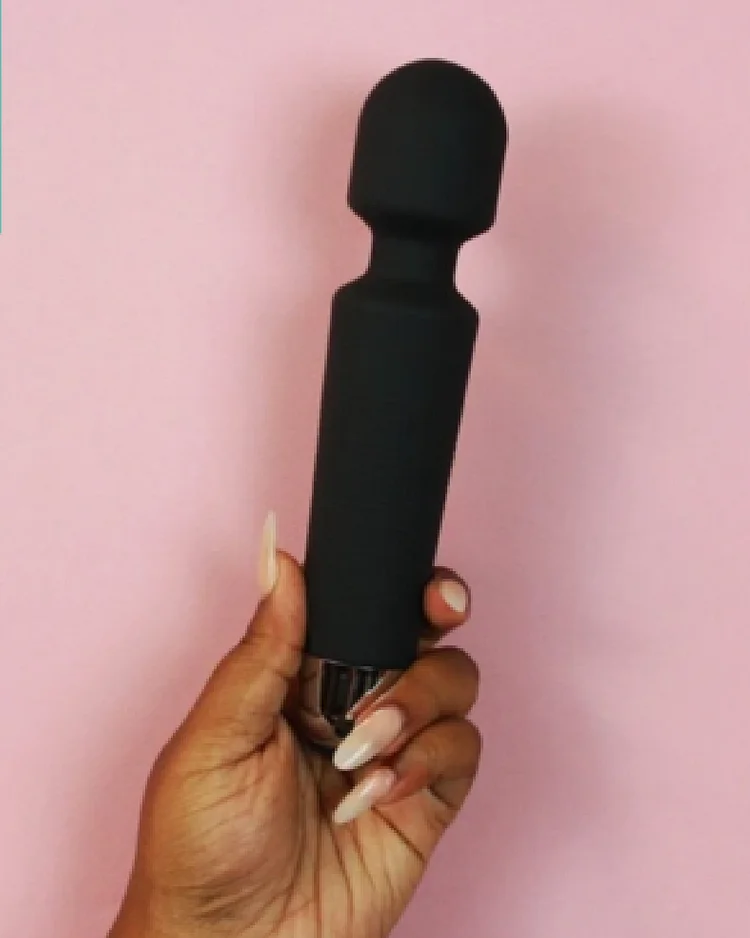 pornhint Pornhint Mini Halo Extra Powerful Wand Vibrator - Black