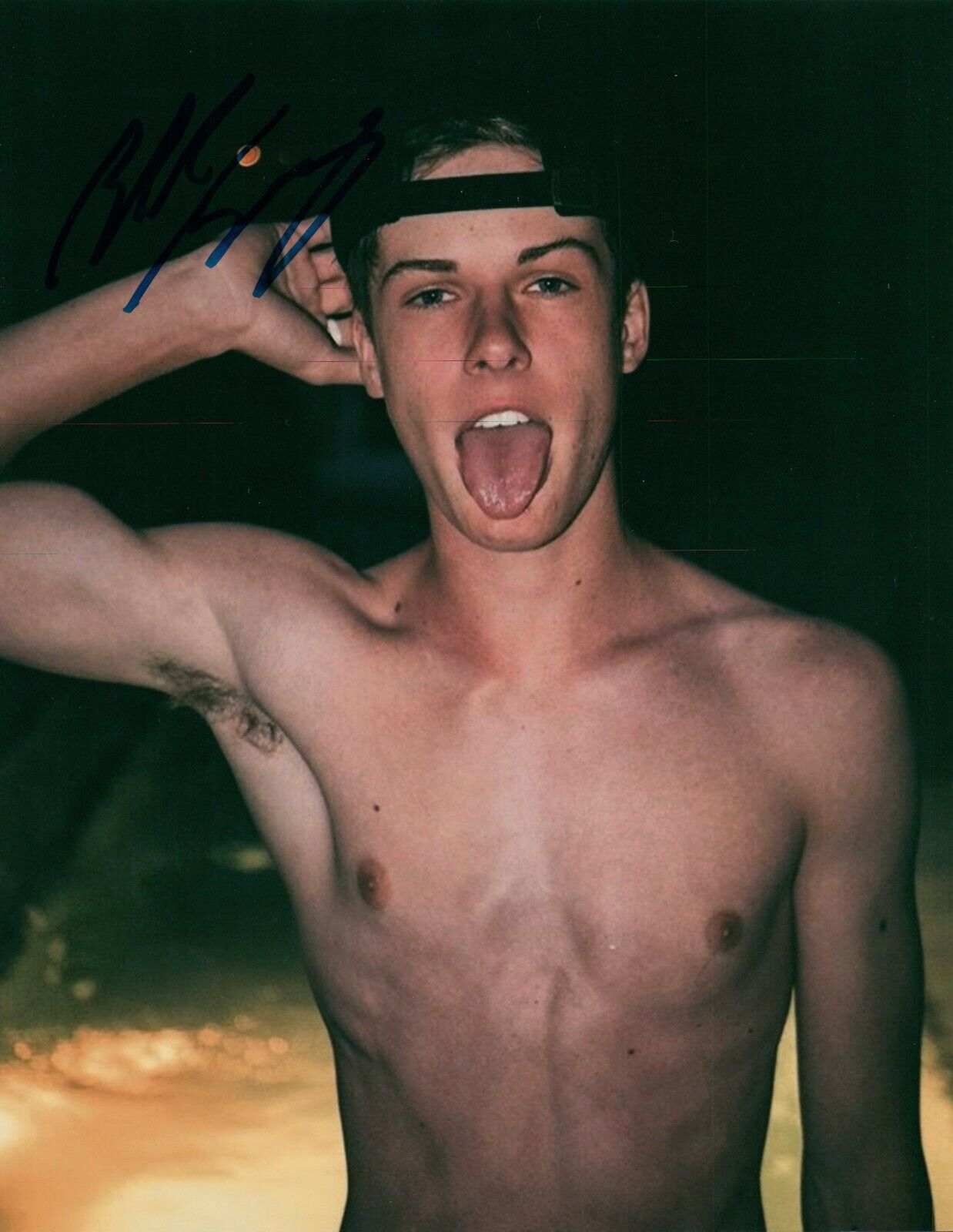 Blake Gray Tik Tok Shirtless Signed Autographed 8x10 Photo Poster painting Actor COA 1