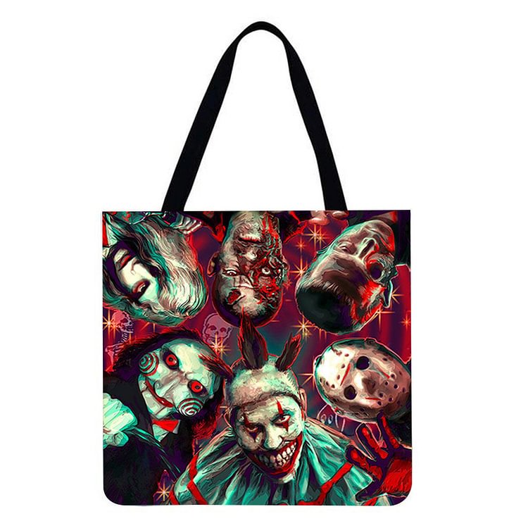 Horror Movie Freddy Jason - Linen Tote Bag