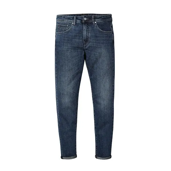 SIMWOOD 2021 New Jeans Men Classical Jean High Quality Straight Leg Male Casual Pants Plus Size Cotton Denim Trousers  180348