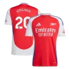 JORGINHO #20 Arsenal Home Soccer Jersey 2024/25