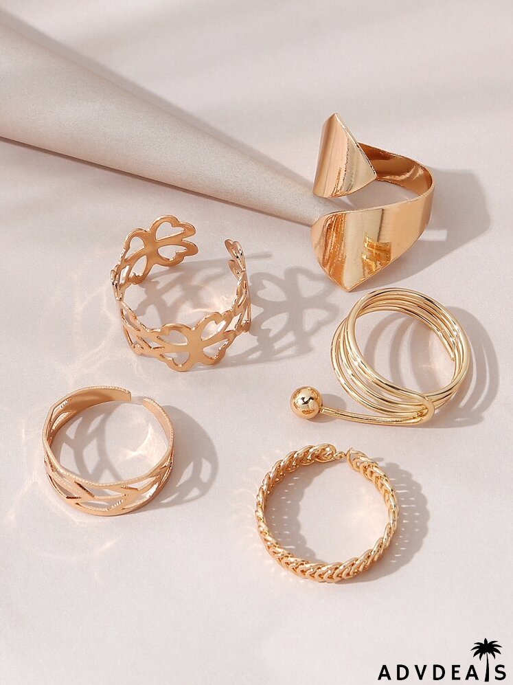 5pcs Creative Ring