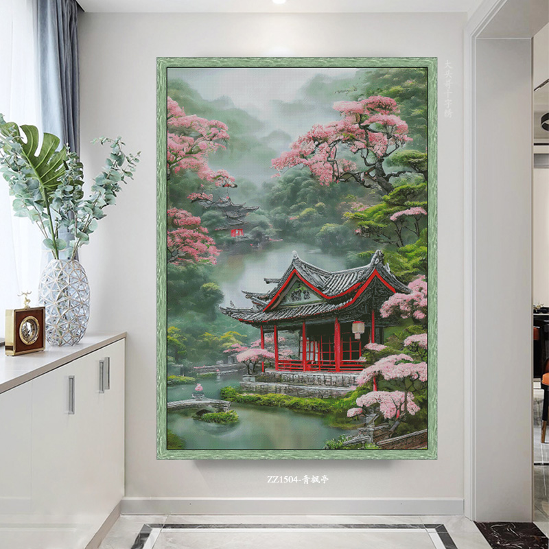 【ZZ1504 Qingfeng Pavilion】 Painting Fairy Cross Stitch