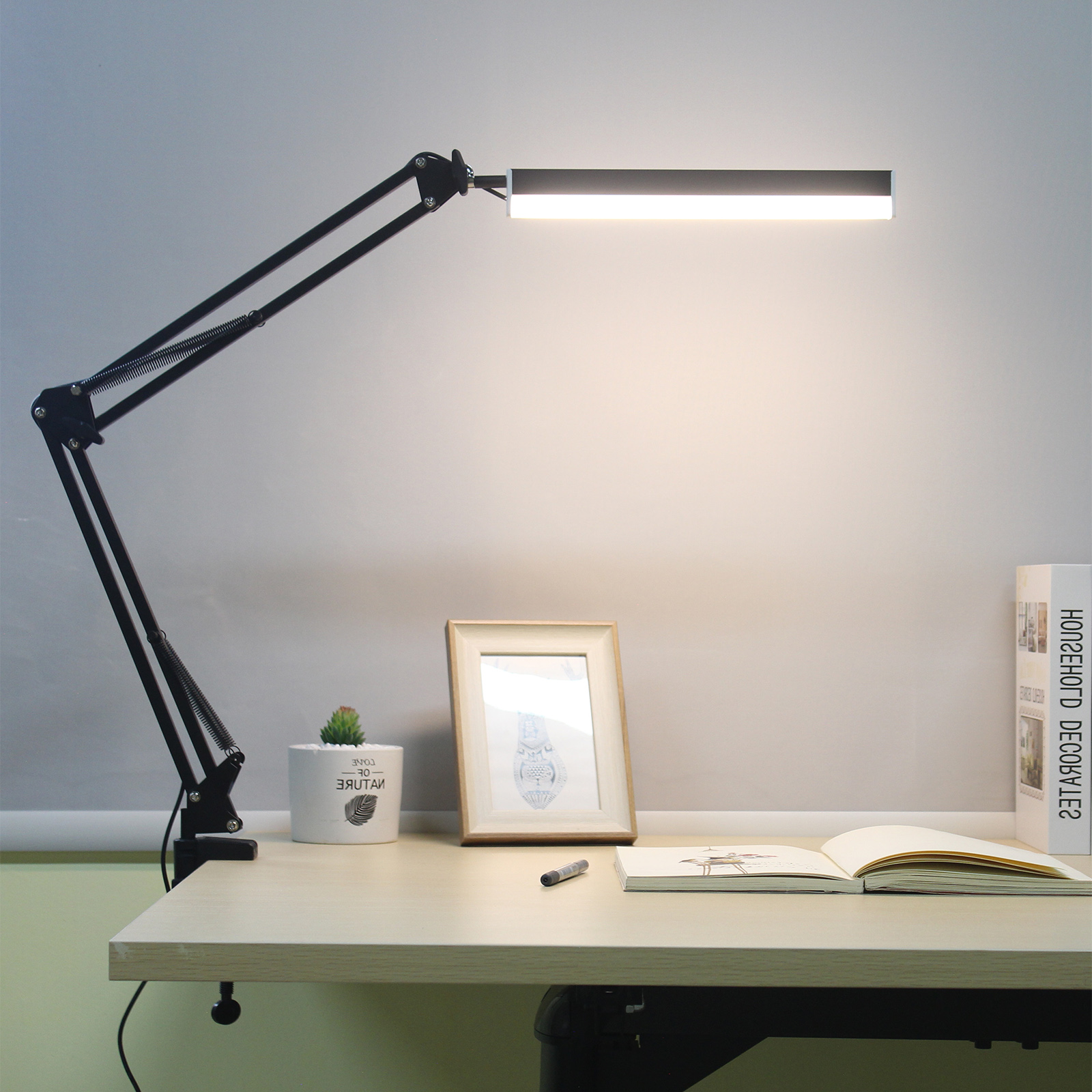 

Swing Arm LED With C Remote Control Stepless Dimming-Night Light, 501 Original
