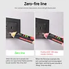 Non-Contact AC Voltage Tester Pen 48V-1000V AC Circuit Detector with LED Flashlight Sound and Light Alarm for Live/Null Wire Judgment