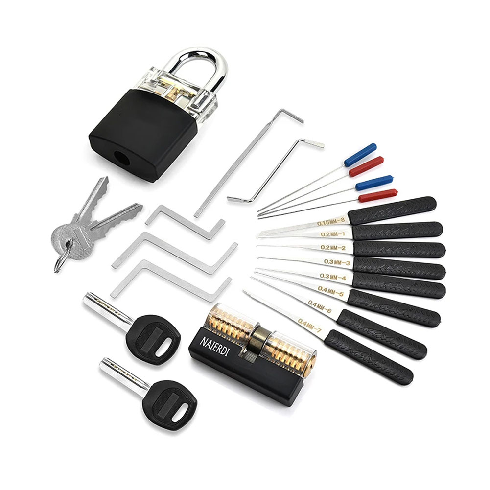 

Professional Locksmith Training Lock Pick Beginner Padlock Unlock Trainers, 501 Original