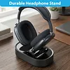 Headphone Charging Station Fit for AirPods Max Headphones Accessories USB-C Magnetic Headset Charger Dock with Dual Connectors Anti-Scratch