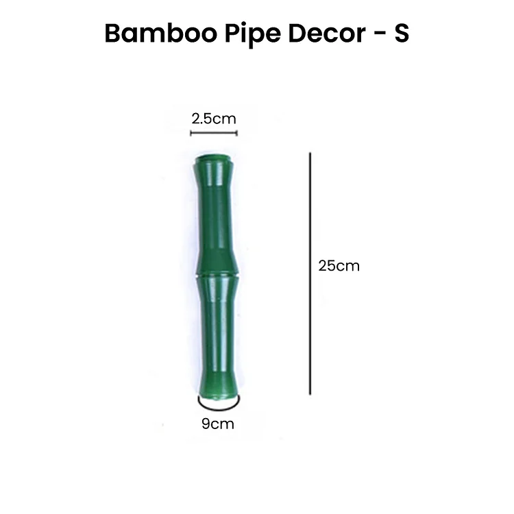 Plastic Faux Bamboo Pipe Decor（50% OFF）
