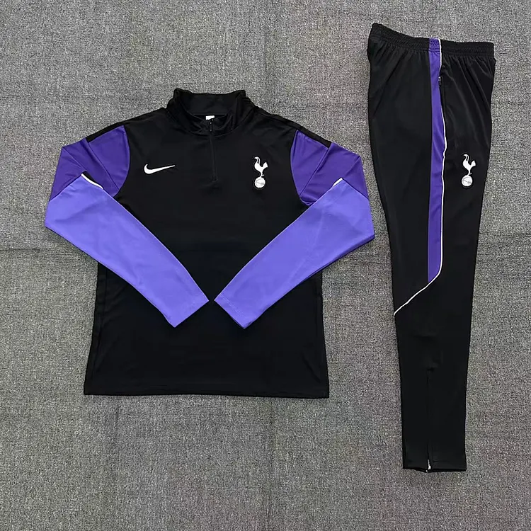Tottenham 26/27 Black Half-Length Training Jersey 1:1 Thai Quality