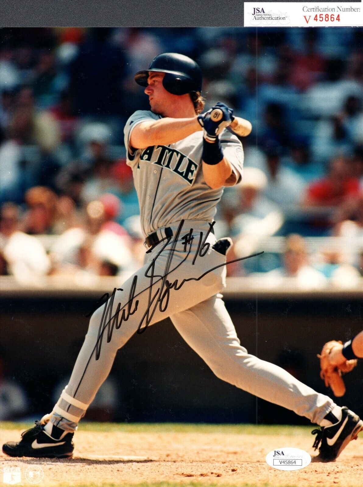 JSA Mike Blowers Autographed Signed AUTO 8x10 Photo Poster painting Seattle Mariners TRB 335