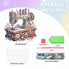 (US Local)Sewing Machine Special Shaped 5D DIY Diamond Art Kit Tabletop Decorations for Adults