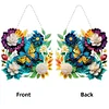 >SALE<Double Sided Acrylic Flower Butterfly Diamond Painting Hanging Pendant