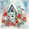 Diamond Painting-DIY Full Round Drill Winter Snow Bird