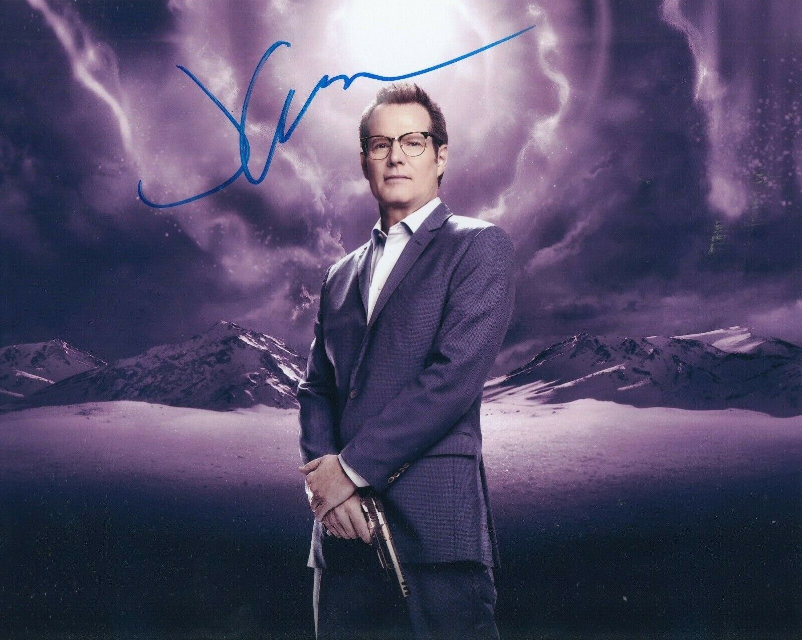 JACK COLEMAN signed (HEROES) TV SHOW 8X10 Photo Poster painting autograph *Noah Bennet* W/COA #1