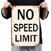 No Speed Limit - Metal Tin Signs(8*12Inch/12*16Inch)