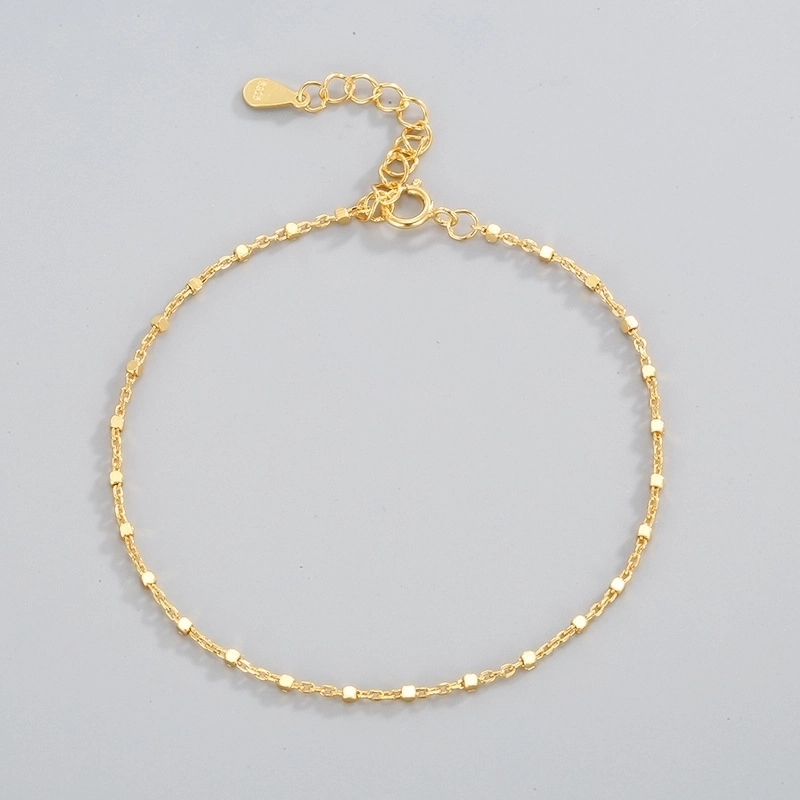 925 Sterling Silver Bracelets Casual Minimalist Streetwear