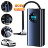 Portable Air Compressor Rechargeable LCD Display Electric Tire Pump 1500mAh