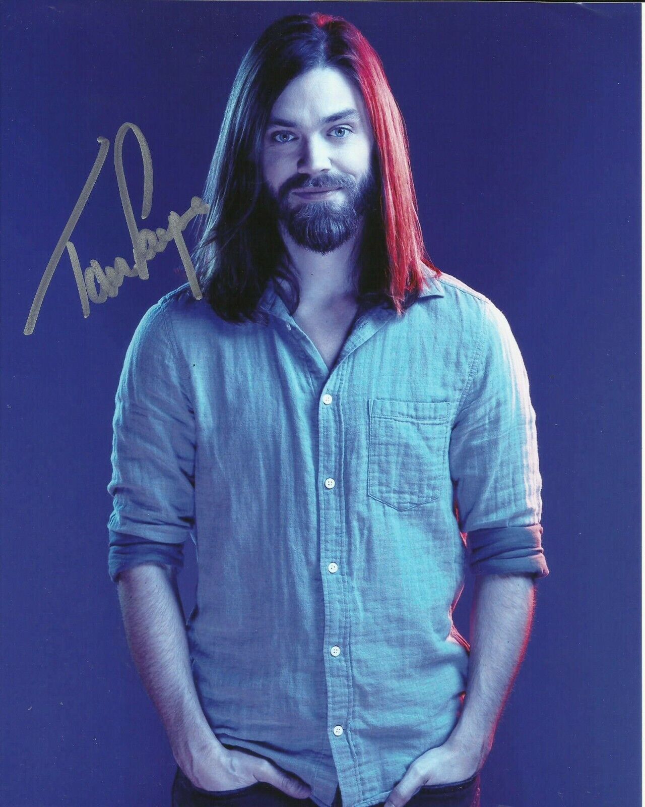 TOM PAYNE SIGNED COOL Photo Poster painting UACC REG 242 (2)