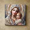 (Pre-Framed)Virgin Mary-Special Shape Diamond Painting Kit(30x30cm)
