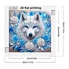 Diamond Painting-DIY Crystal Rhinestone Snowy Wolf