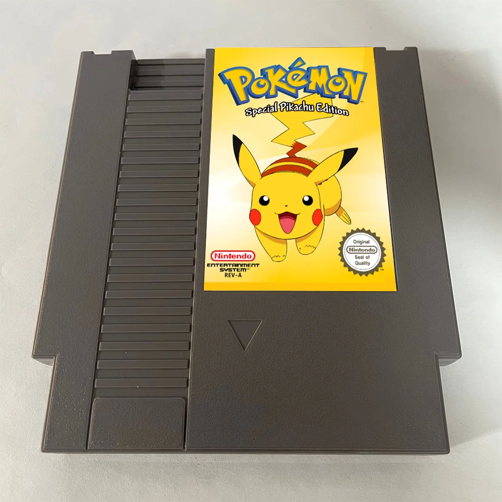 Pokemon Yellow NES For Nintendo Entertainment System Console - 8 Bit Game Cartridge