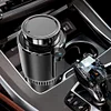 12V Smart Cooling Heating Car Cup Digital Display 2 In 1 Bottle Warmer (Black)