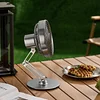 360&deg; Rotatable Folding Desktop Metal Fan Rechargeable