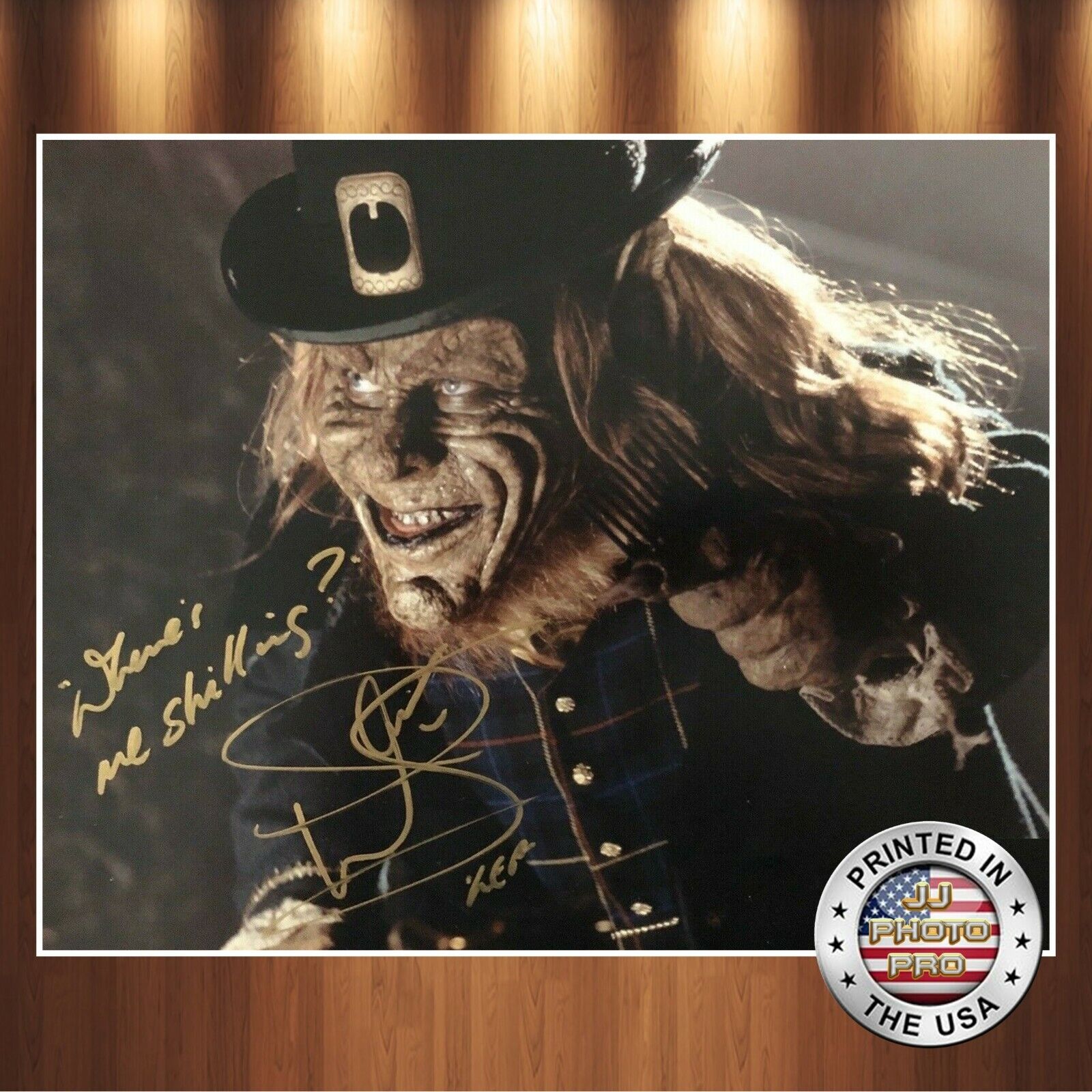 Warwick Davis Autographed Signed 8x10 Photo Poster painting (Leprechaun) REPRINT