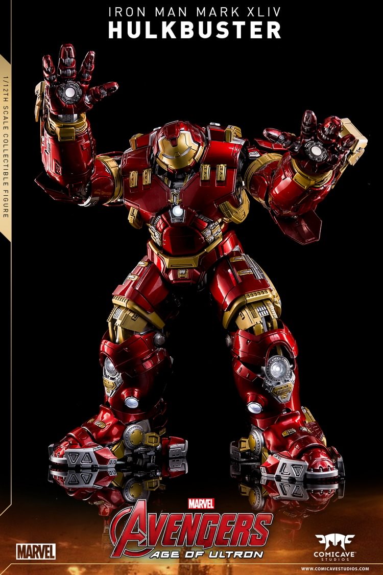In Stock Comicave Studios Avengers: Age of Ultron Die-Cast Iron Man Mark XLIV Hulkbuster 1/12 Scale Figure