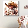 Diamond Painting-DIY Full Round Drill Western Cowboy Doll