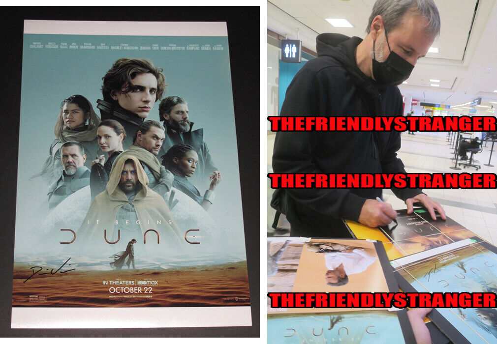 DENIS VILLENEUVE signed Autographed DUNE