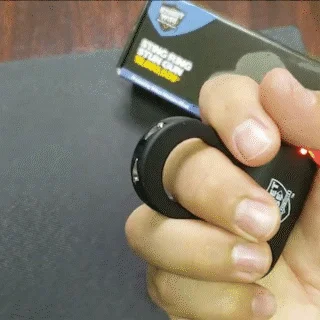 💥New self-defense Cheetah triple spike ring 18mv stun gun⚡