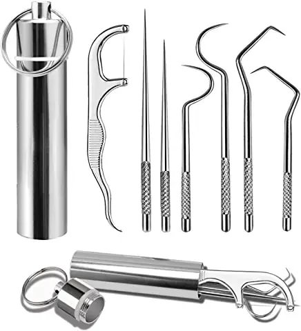 Stainless Steel Toothpick Set 7pcs(🔥BUY 2 GET 2 FREE)