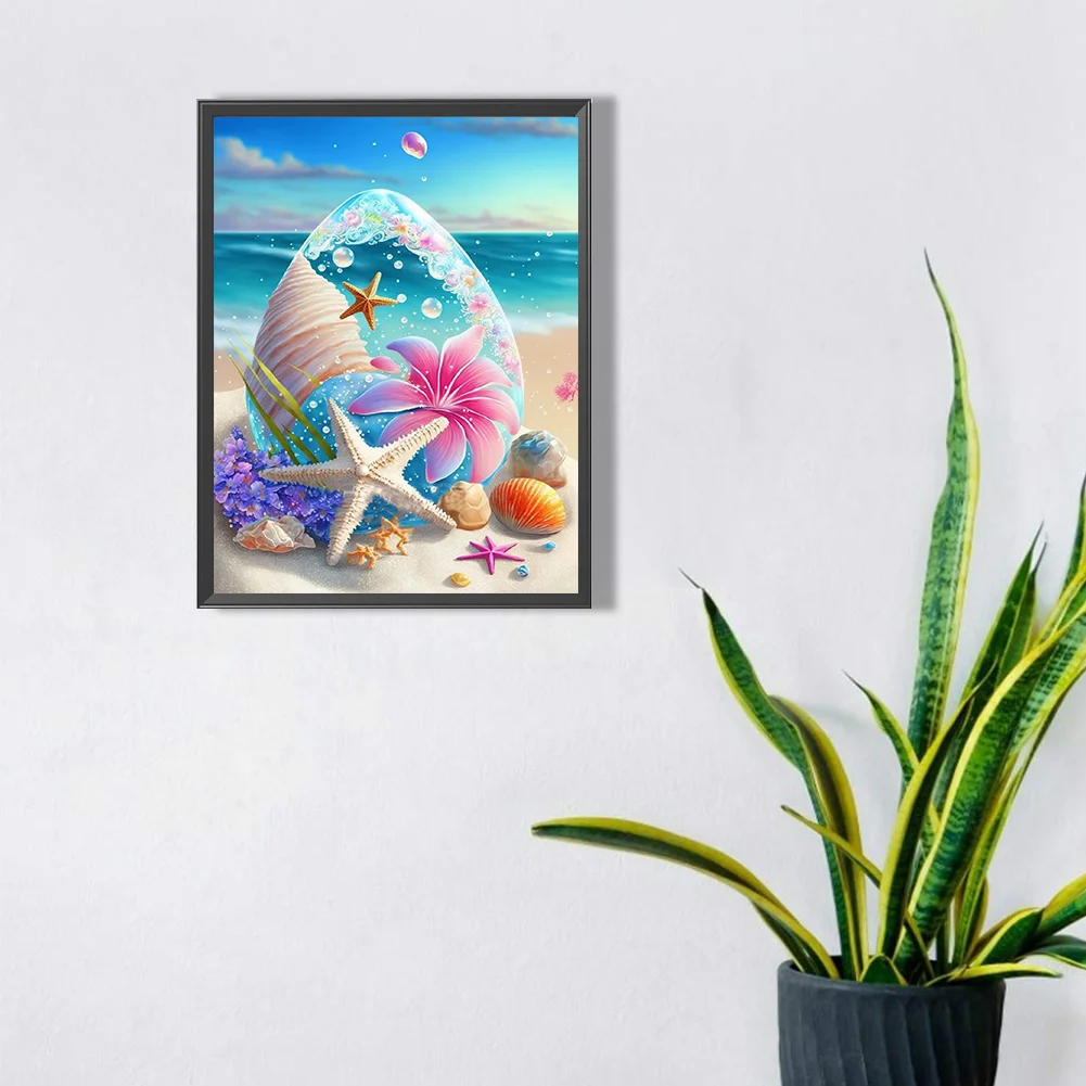 Diamond Painting - Full Round Drill - Beach(30*40cm)