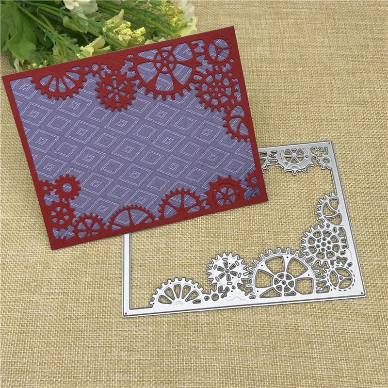 Square Metal Cutting Dies Stencils For Card Making Decorative Embossing Suit Paper Cards Stamp DIY