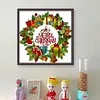 Christmas Wreath And Gift Box-11CT Counted Cross Stitch 40*40cm tapestrymarket