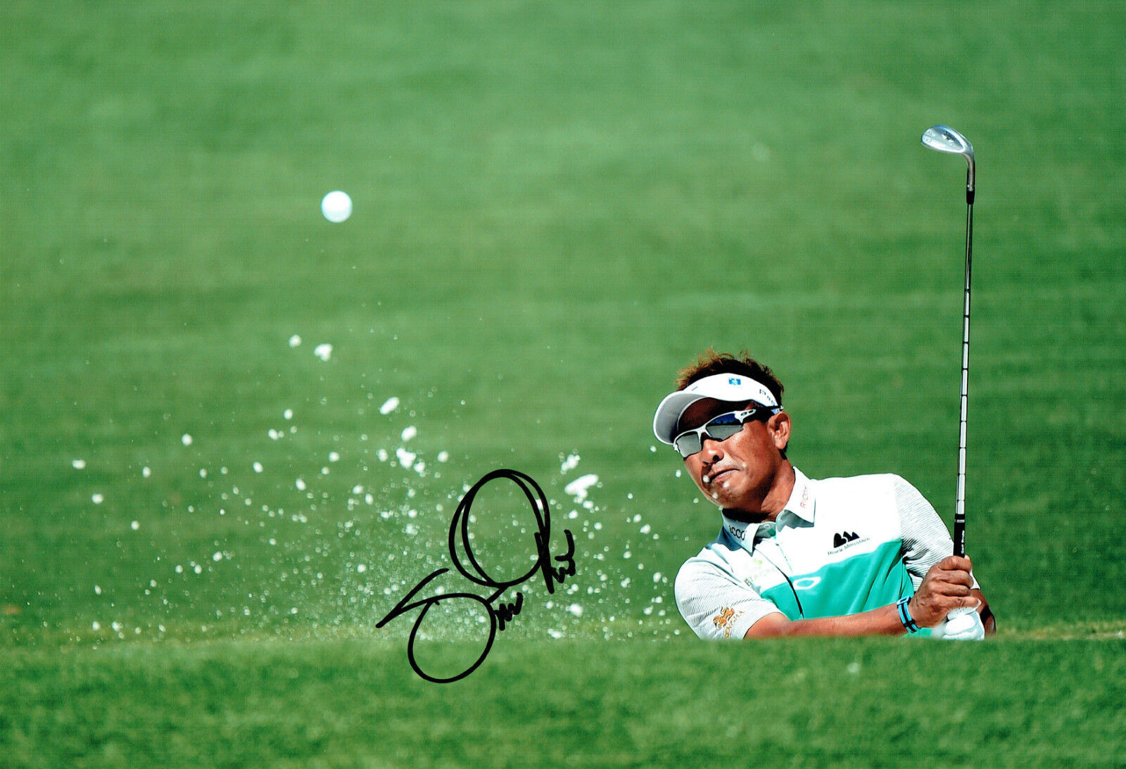 Thongchai JAIDEE SIGNED Autograph GOLF Augusta Masters Photo Poster painting AFTAL COA