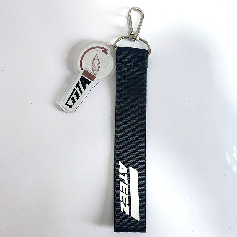 ATEEZ Lightstick Lanyard Keychain