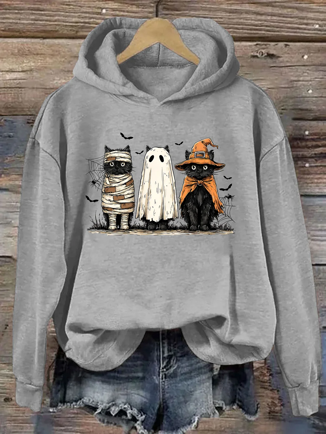 Black Cat Pumpkin Hoodie