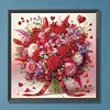Rosenstrauß - speziell geformte Diamond Painting - 30*30cm
