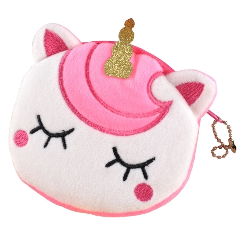Cute Creative Cartoon Shape Plush Change Purse