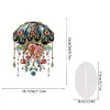>SALE<Acrylic Special Shaped Floral Jellyfish Table Top Diamond Painting Ornament Kits