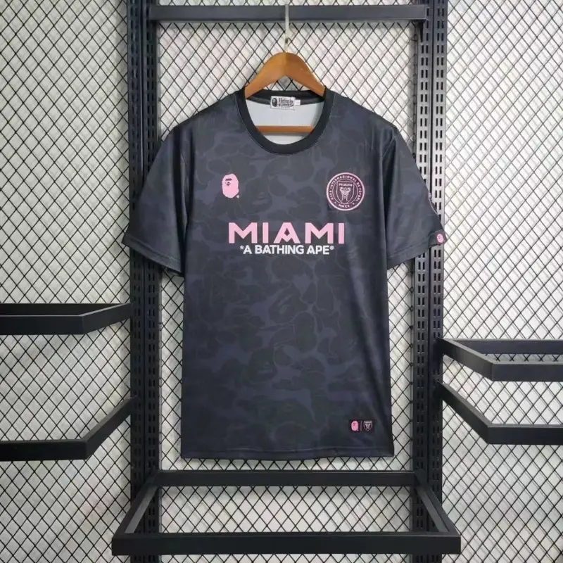 24/25 Inter Miami Co branded camouflage Black Soccer Jersey